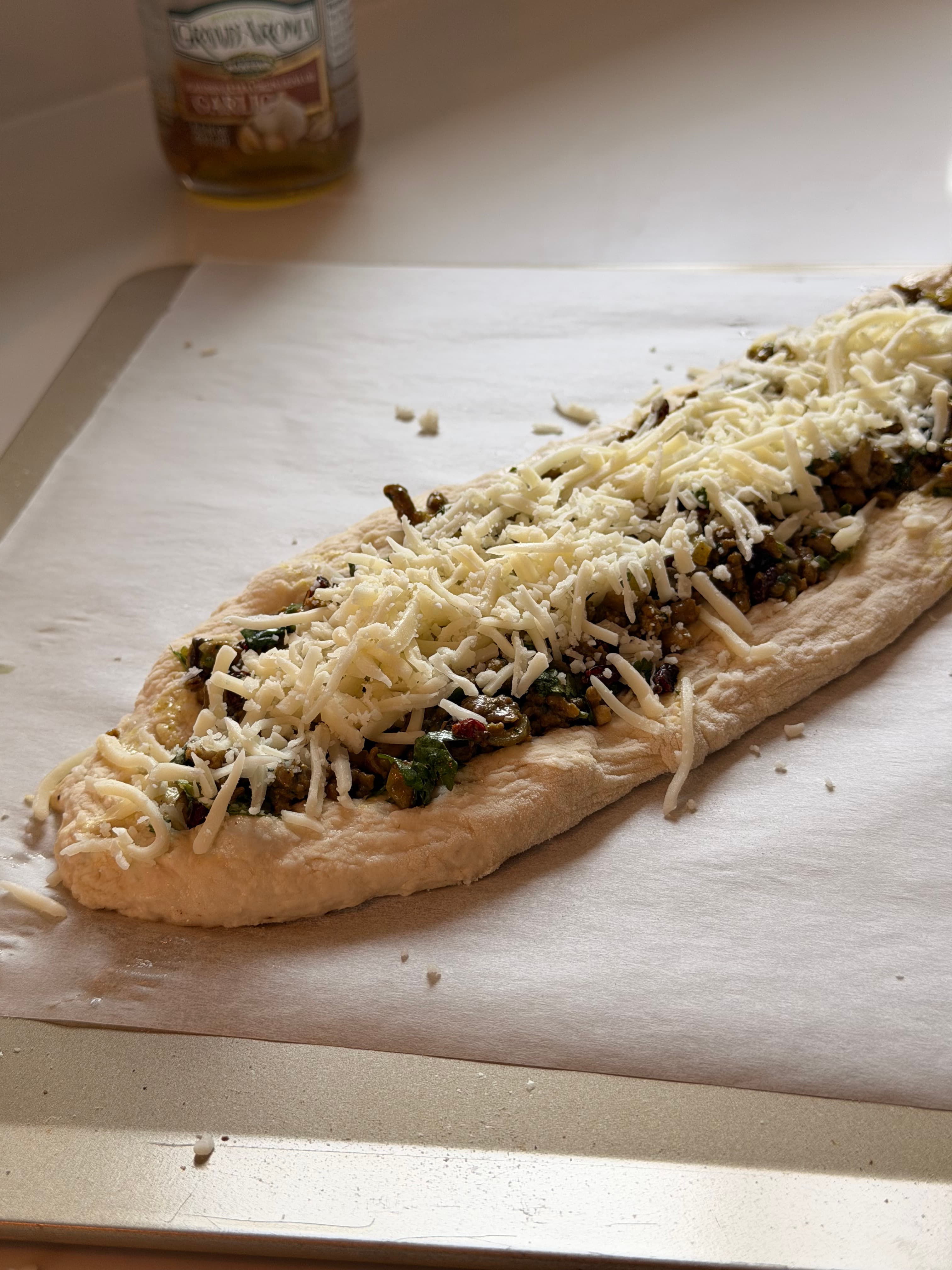 Stuffed “Shekam-Pareh” Bread with an All-Purpose Dough for Stuffed Breads — عکس ۱